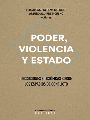 cover image of Poder, violencia y Estado